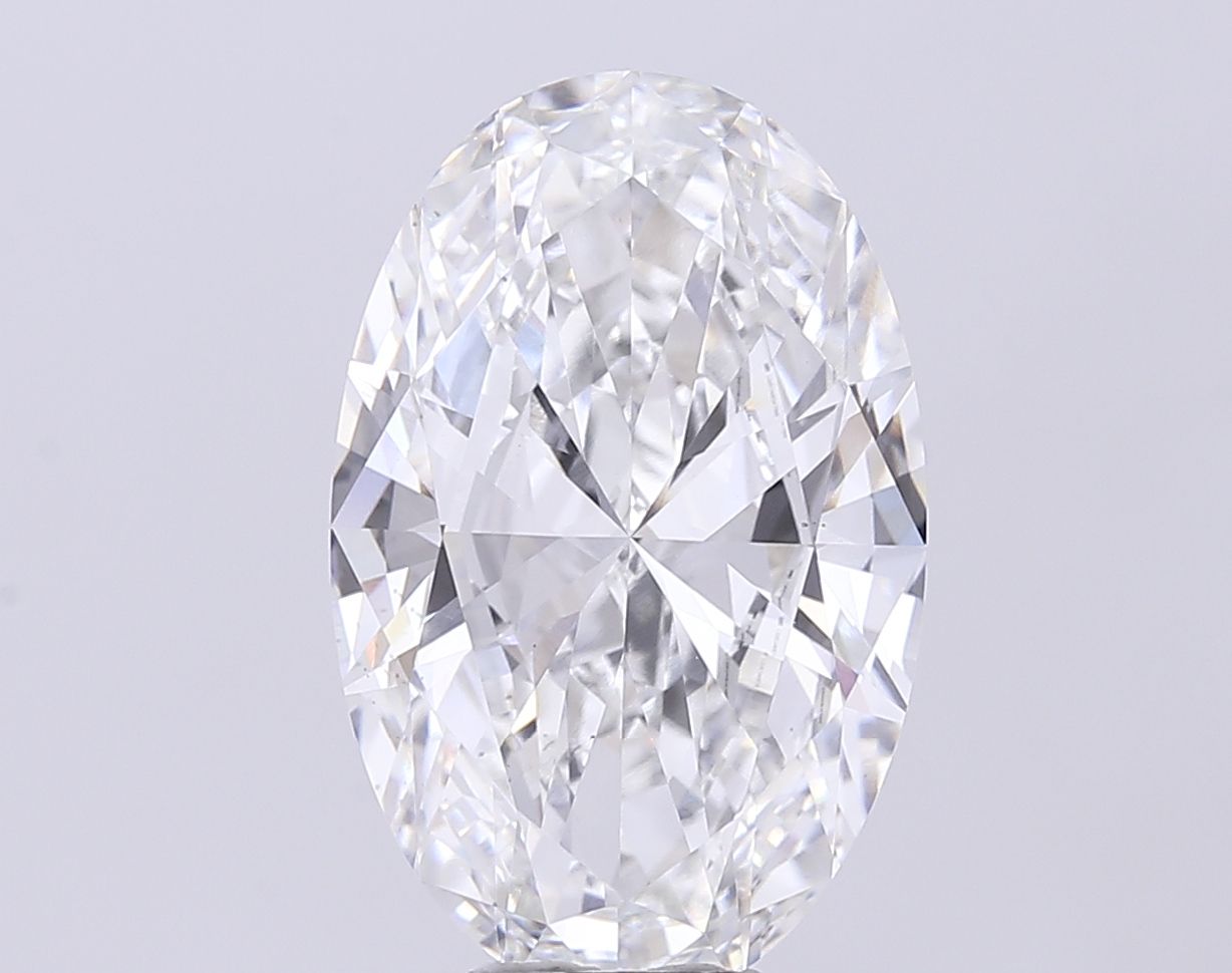 8.01 ct. oval Lab Grown Diamond front image