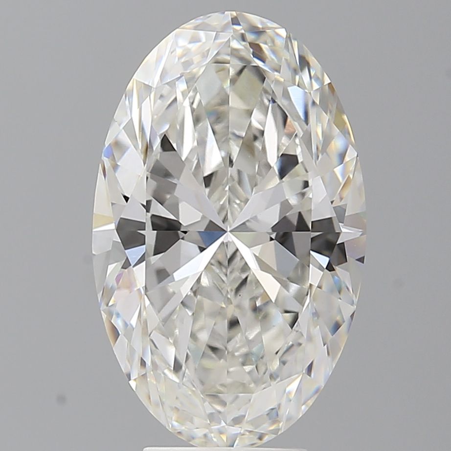 6.10 ct. oval Lab Grown Diamond front image