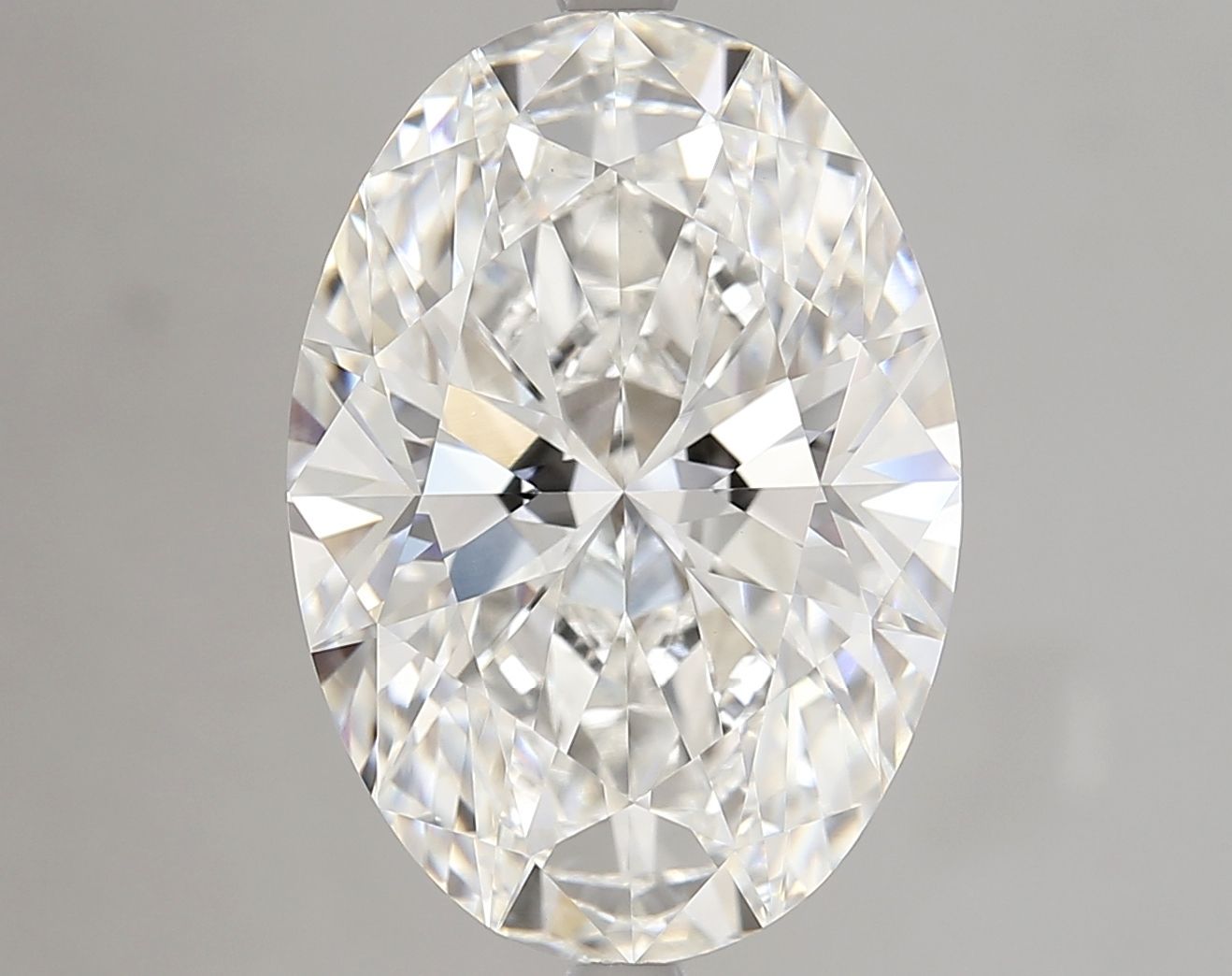 7.03 ct. oval Lab Grown Diamond front image