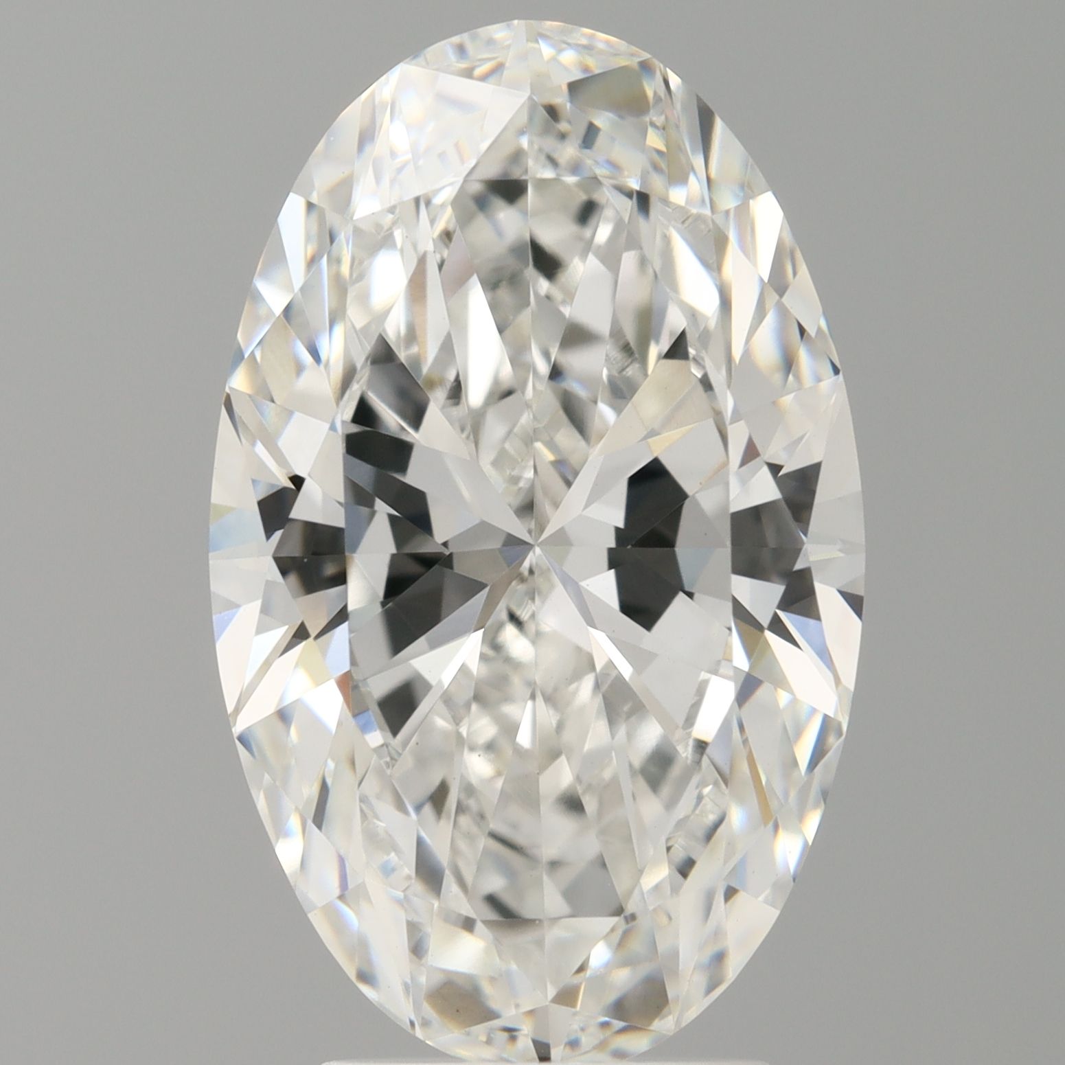 4.08 ct. oval Lab Grown Diamond front image