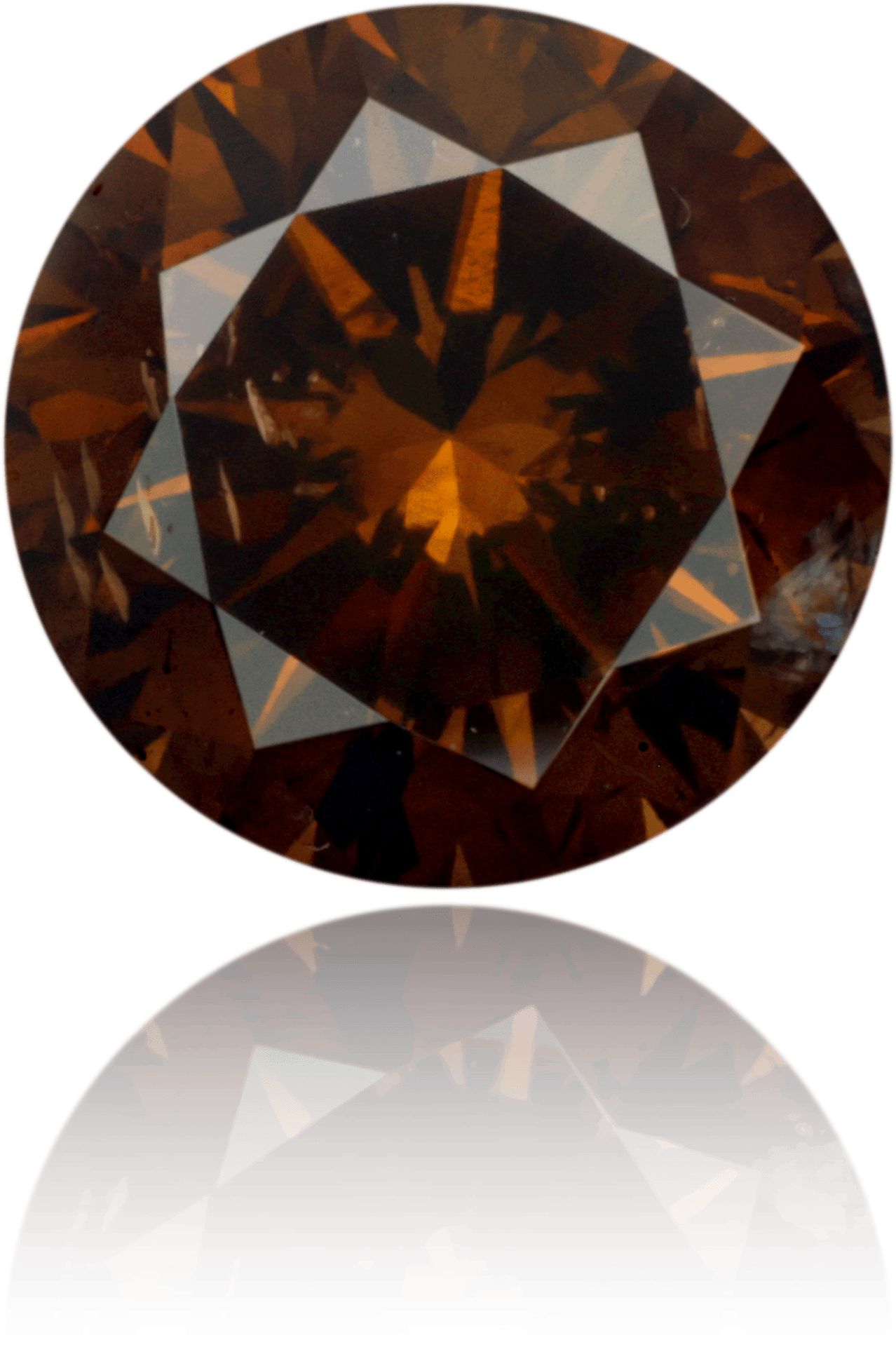 Diament 2.04 ct Fancy Deep Orangey Brown/I1