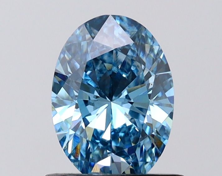 1.06 CT Fancy Vivid Blue OVAL