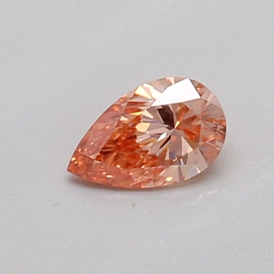 0.14 CT Fancy Intense Brownish Orange PEAR