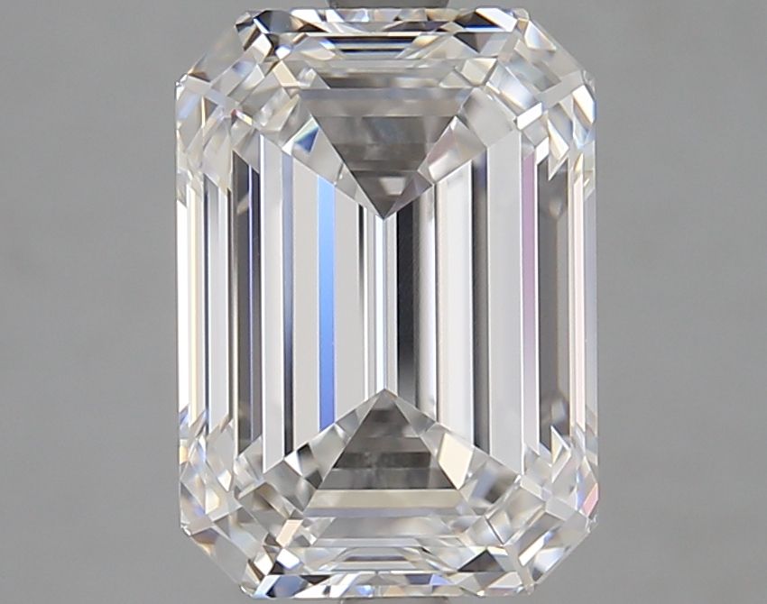 Diamant Émeraude 4.06 ct - Couleur D - Pureté VVS1