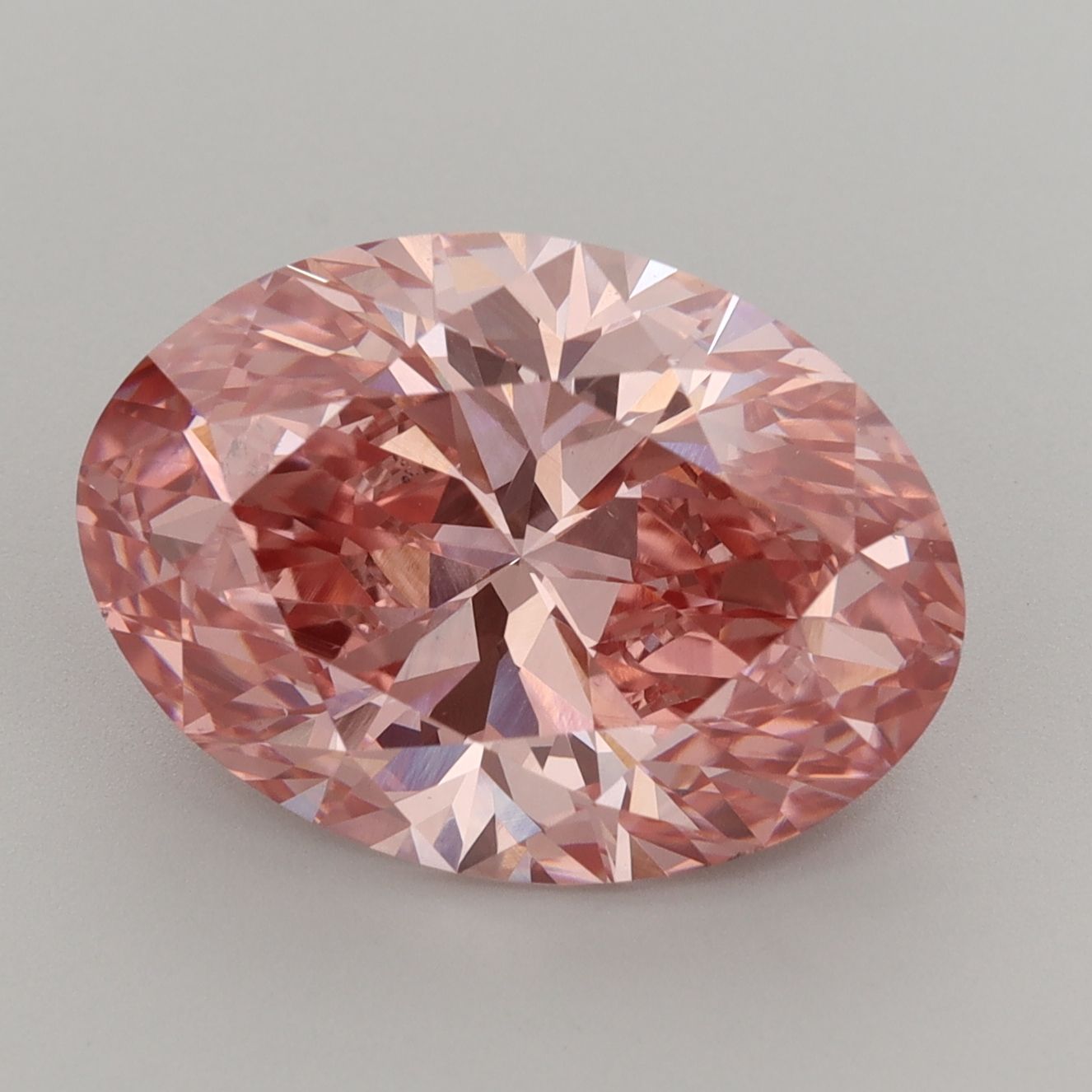 6.99 ct. oval Lab Grown Diamond front image