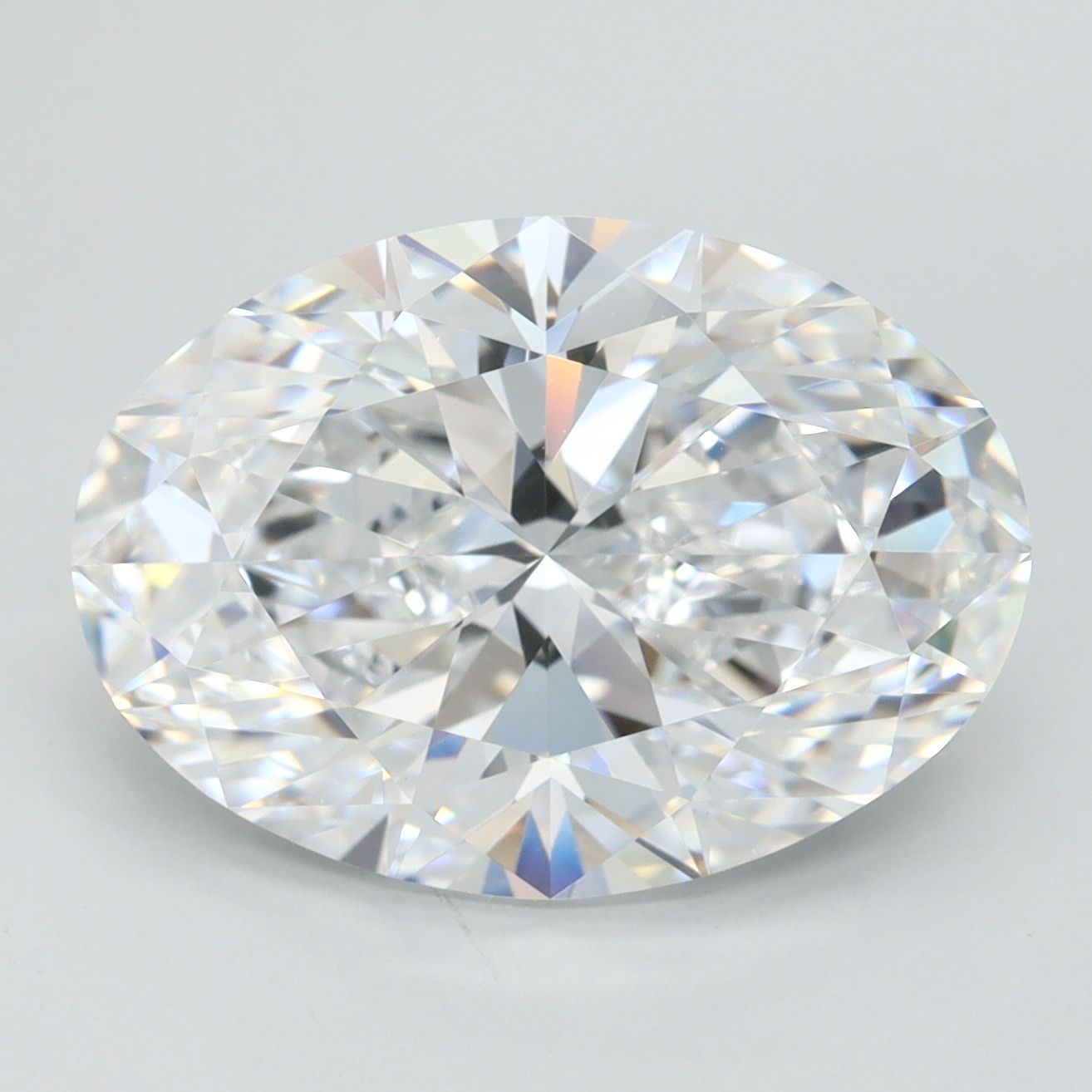 5.09 ct. oval Lab Grown Diamond front image