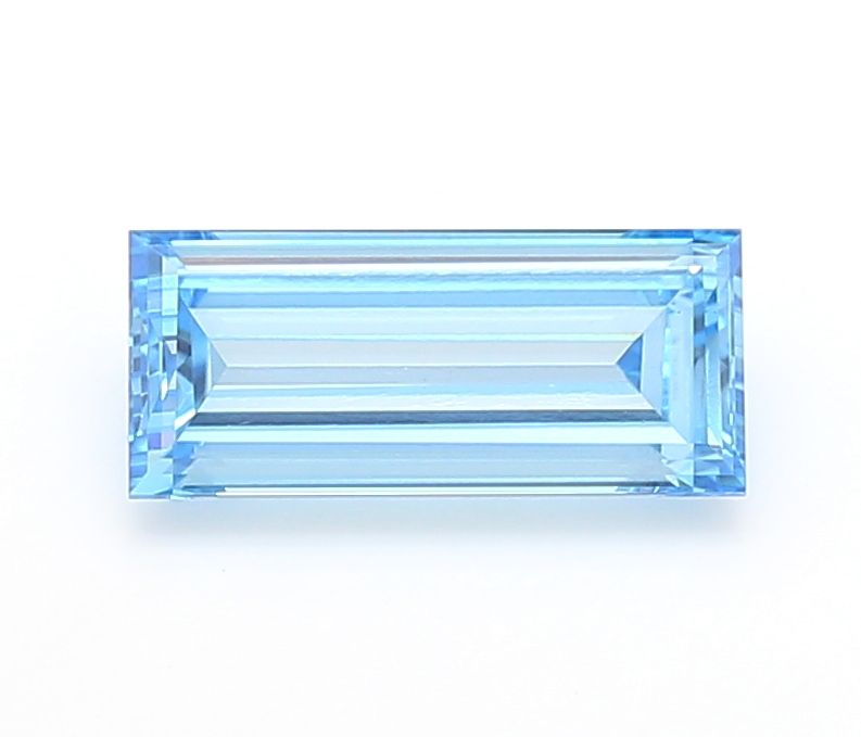 1.01 CT Fancy Vivid Blue BAGUETTE