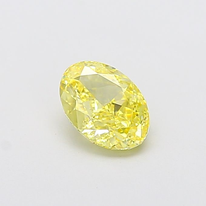 1.05 CT Fancy Intense Yellow OVAL