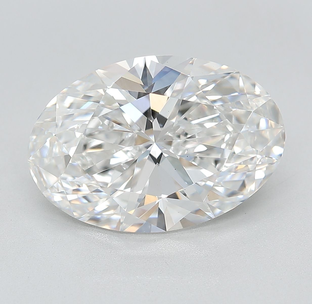 6.02 ct. oval Lab Grown Diamond front image