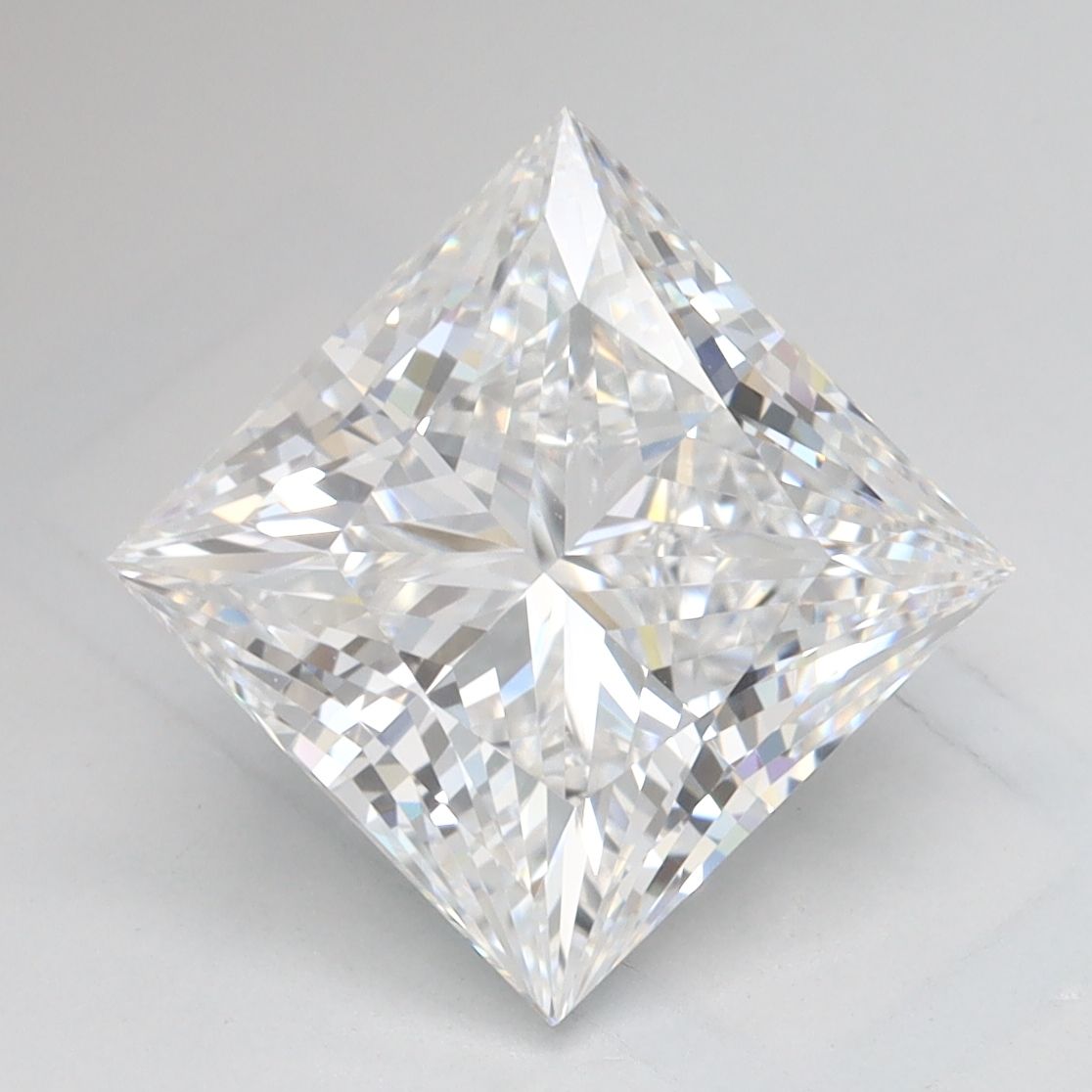 3.02 ct. princess Lab Grown Diamond front image