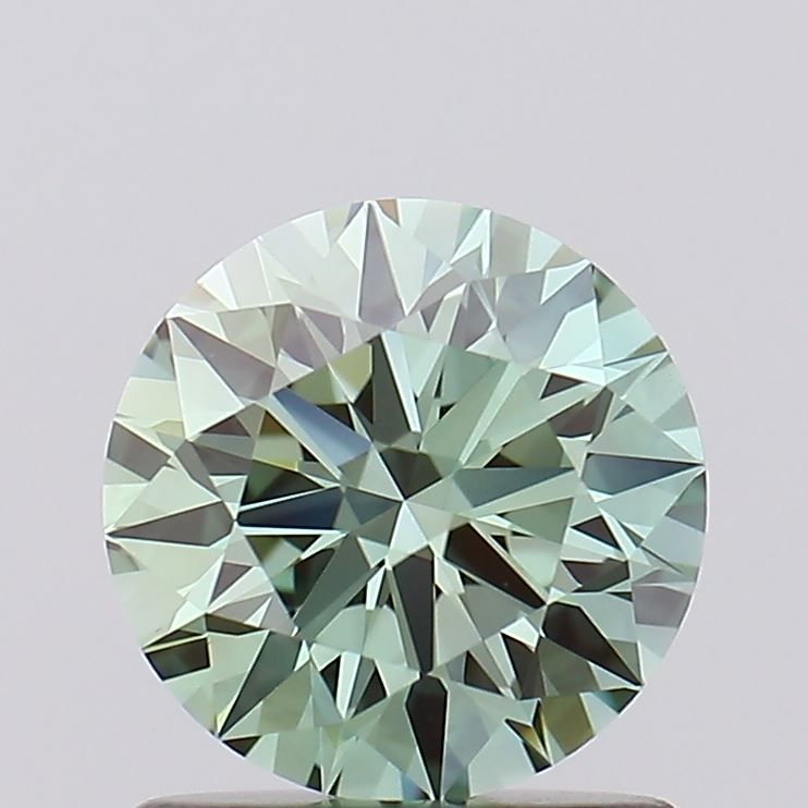 1.01 CT Fancy Vivid Green ROUND