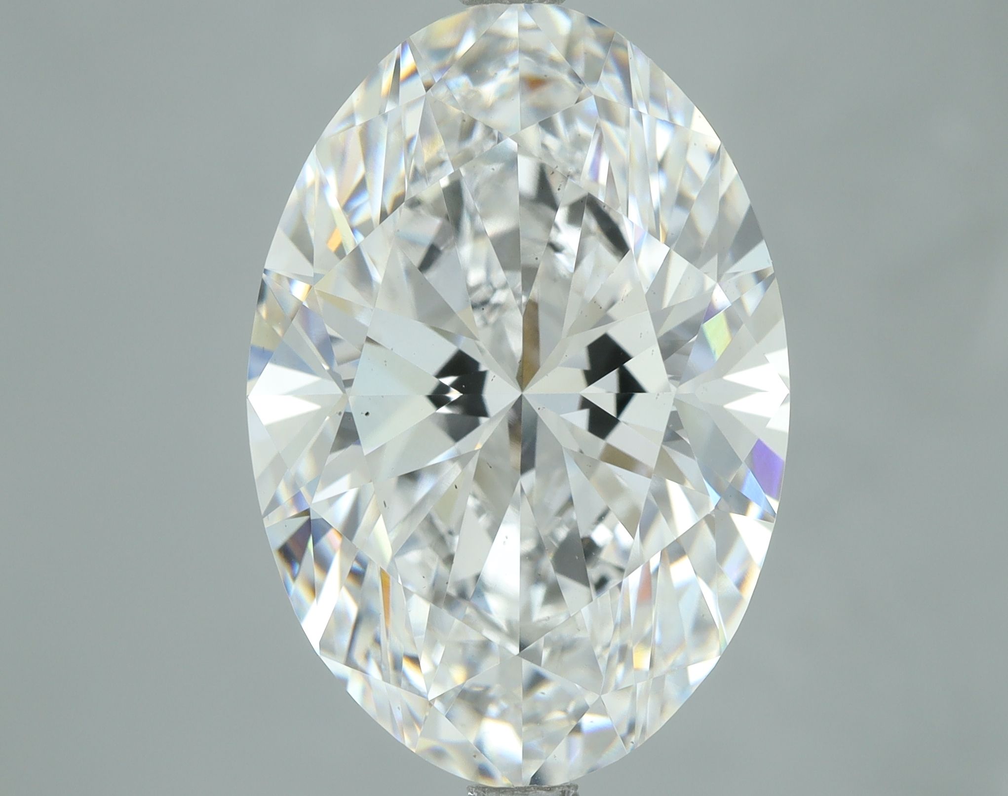 7.73 ct. oval Lab Grown Diamond front image
