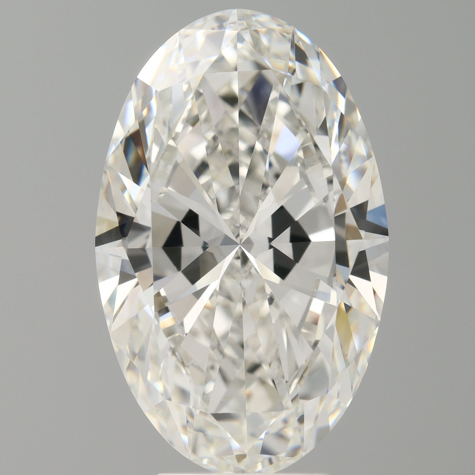 6.03 ct. oval Lab Grown Diamond front image