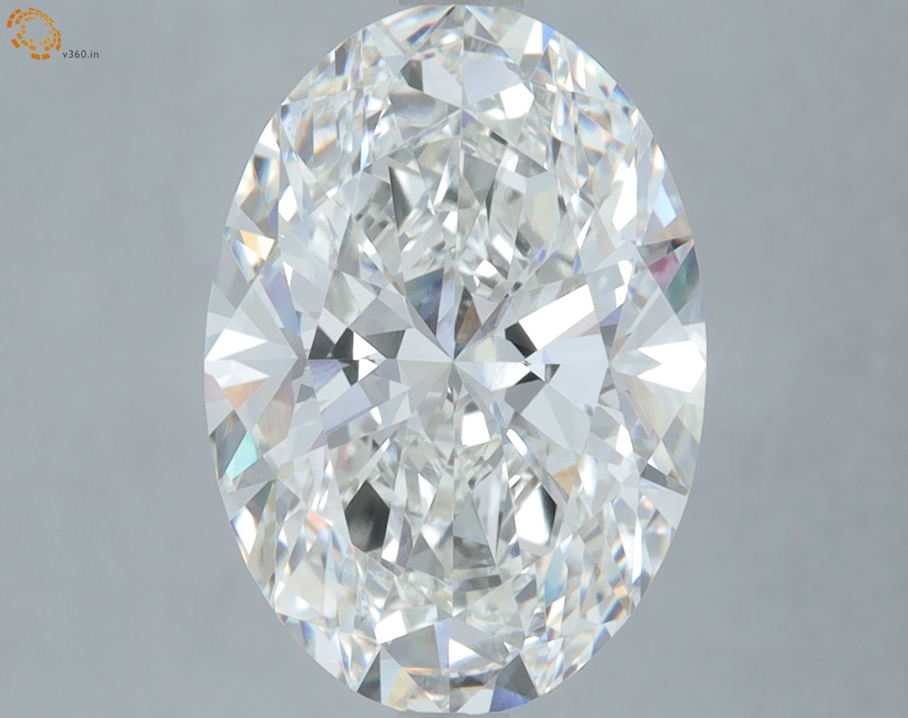 5.10 ct. oval Lab Grown Diamond front image