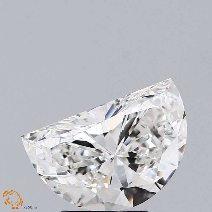 2.08 ct lab-grown Half moon Diamond