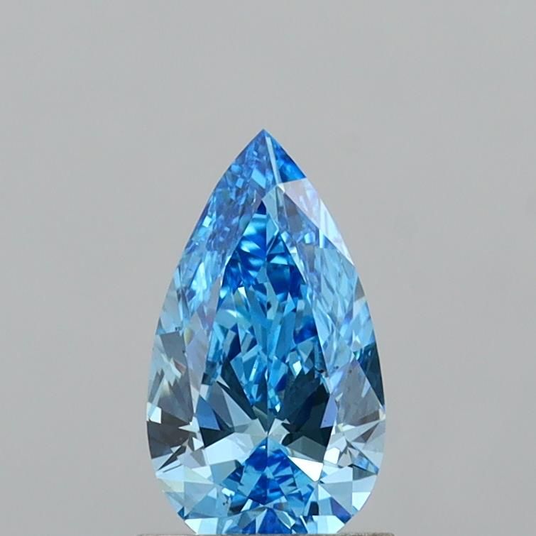 1.01 CT Fancy Vivid Blue PEAR