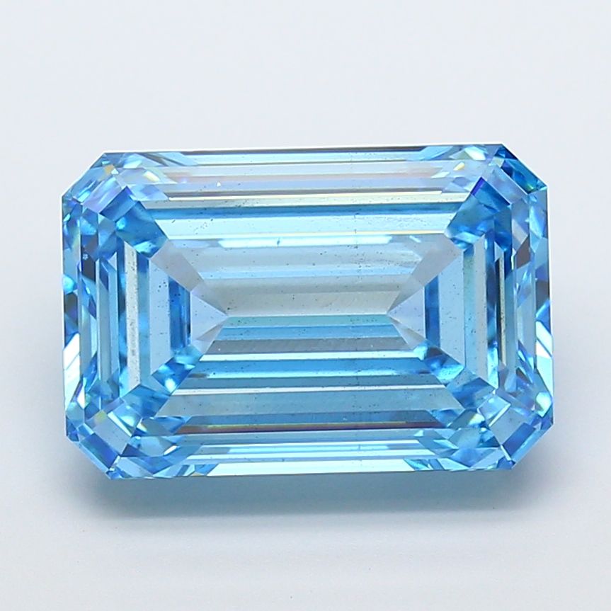 11.04 ct. emerald Lab Grown Diamond front image