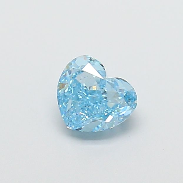 1.12 CT Fancy Vivid Blue HEART
