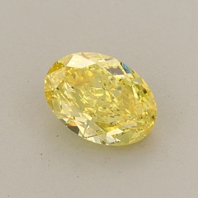0.51 CT Fancy Vivid Yellow OVAL