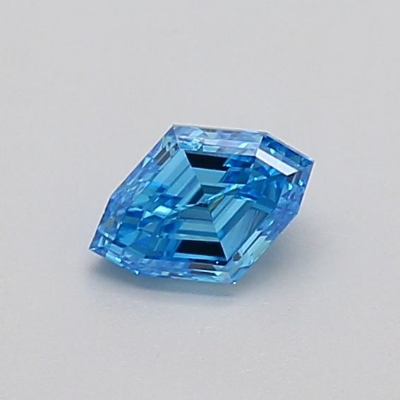 0.34 CT Fancy Vivid Blue OCTAGONAL