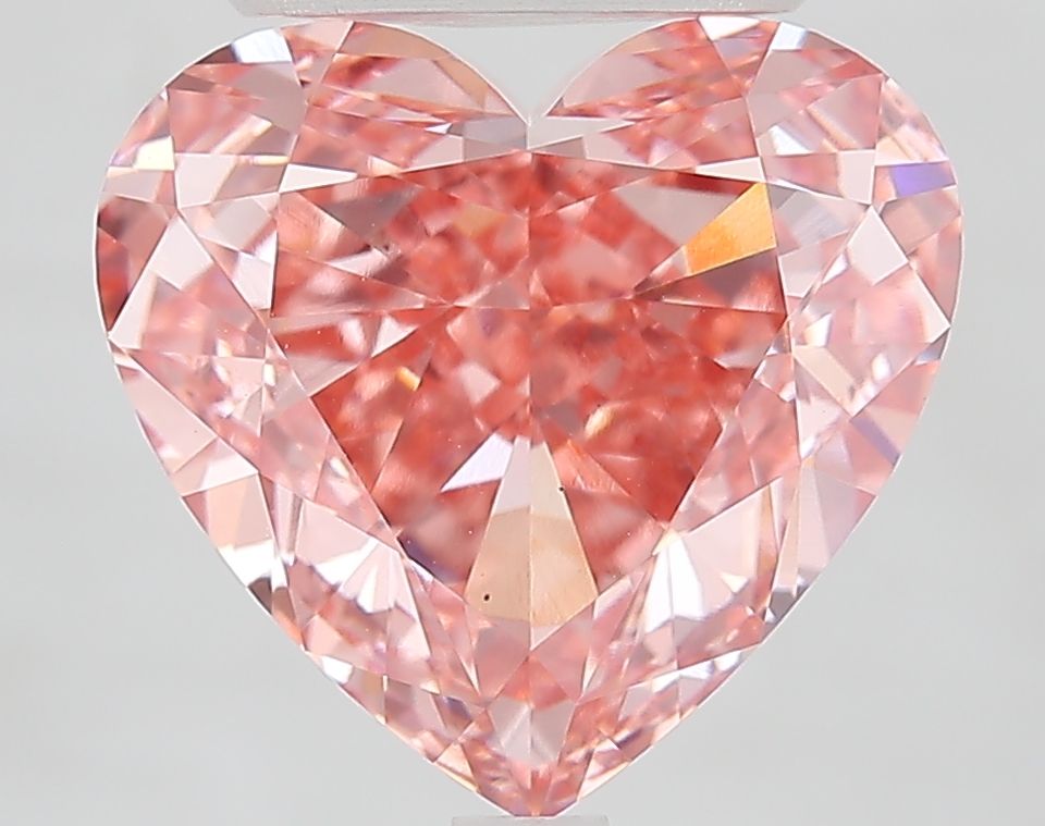 6.10 ct. heart Lab Grown Diamond front image
