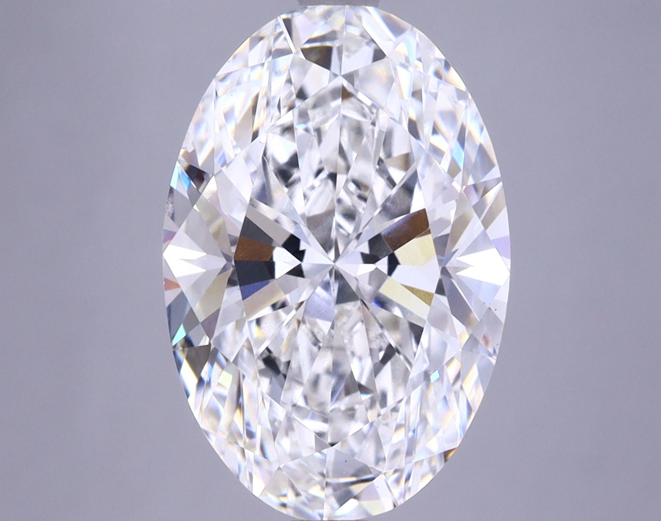 4.94 ct. oval Lab Grown Diamond front image