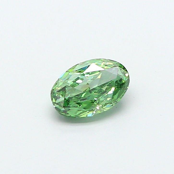 1.0 CT Fancy Vivid Green OVAL