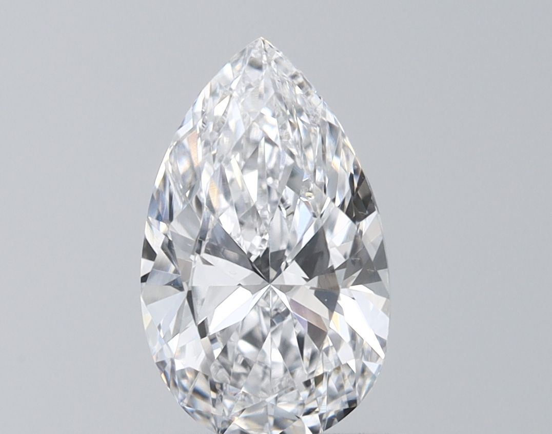 0.9 ct lab-grown Pear Diamond