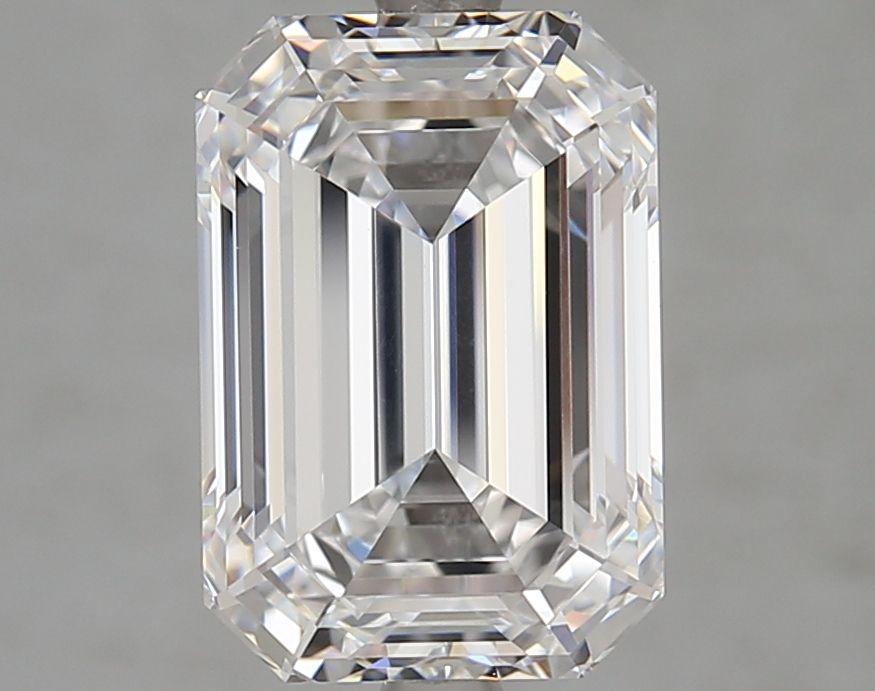 Diamant Émeraude 4.02 ct - Couleur D - Pureté VVS1