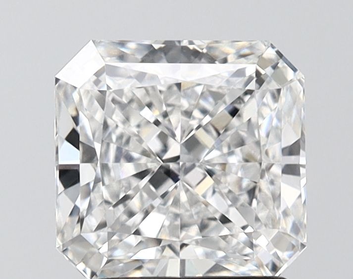 2.1 ct lab-grown Square radiant Diamond