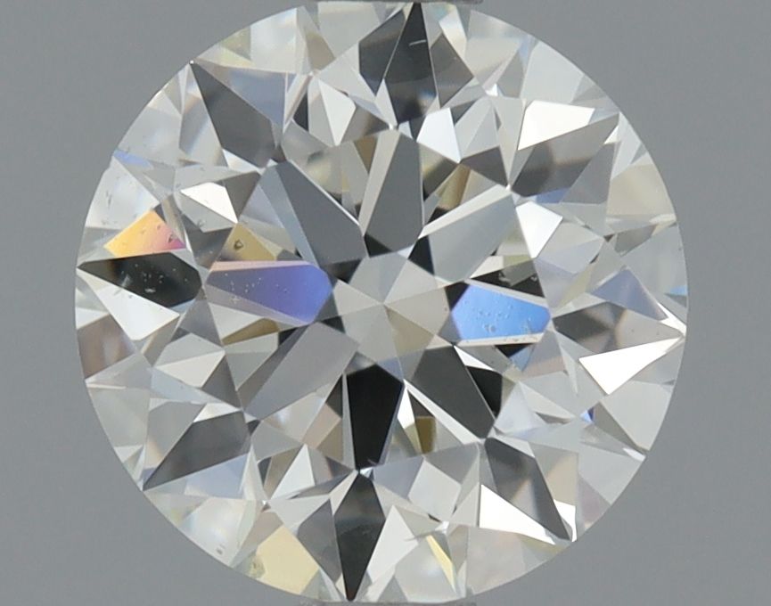 Diamant Rond 0.90 ct - Couleur J - Pureté SI1