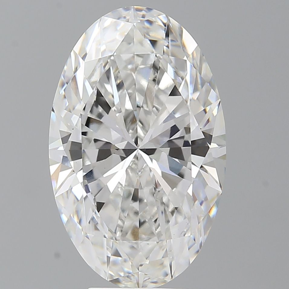 6.60 ct. oval Lab Grown Diamond front image