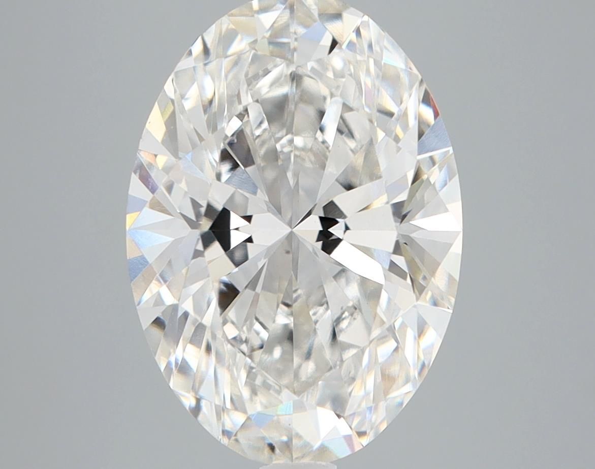4.10 ct. oval Lab Grown Diamond front image