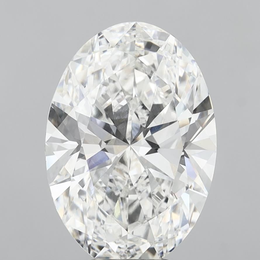 6.09 ct. oval Lab Grown Diamond front image