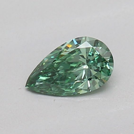 0.15 CT Fancy Vivid Green PEAR