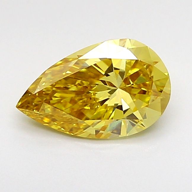 1.0 CT Fancy Intense Yellow PEAR