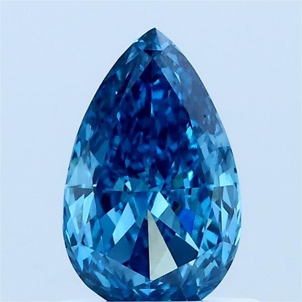 0.82 CT Fancy Vivid Blue PEAR