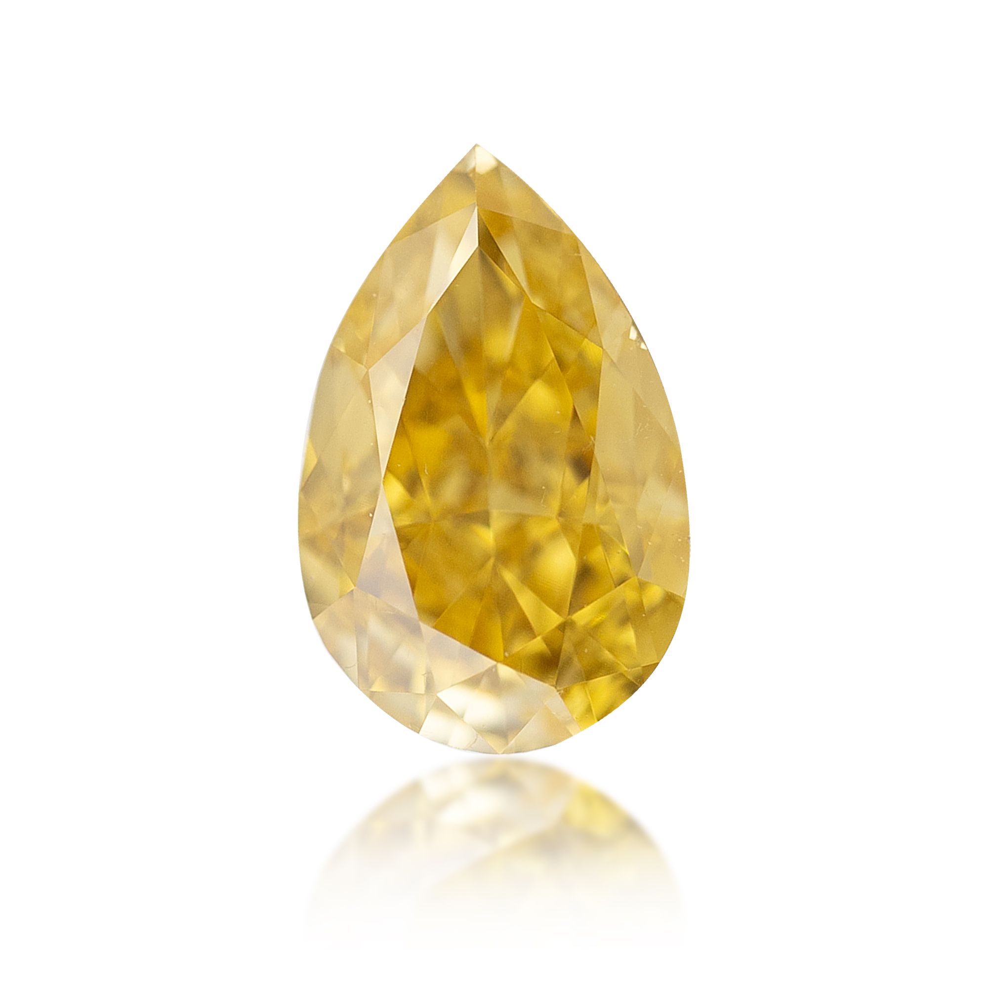 Diament 0.39 ct Fancy Intense Orangey Yellow/VS2
