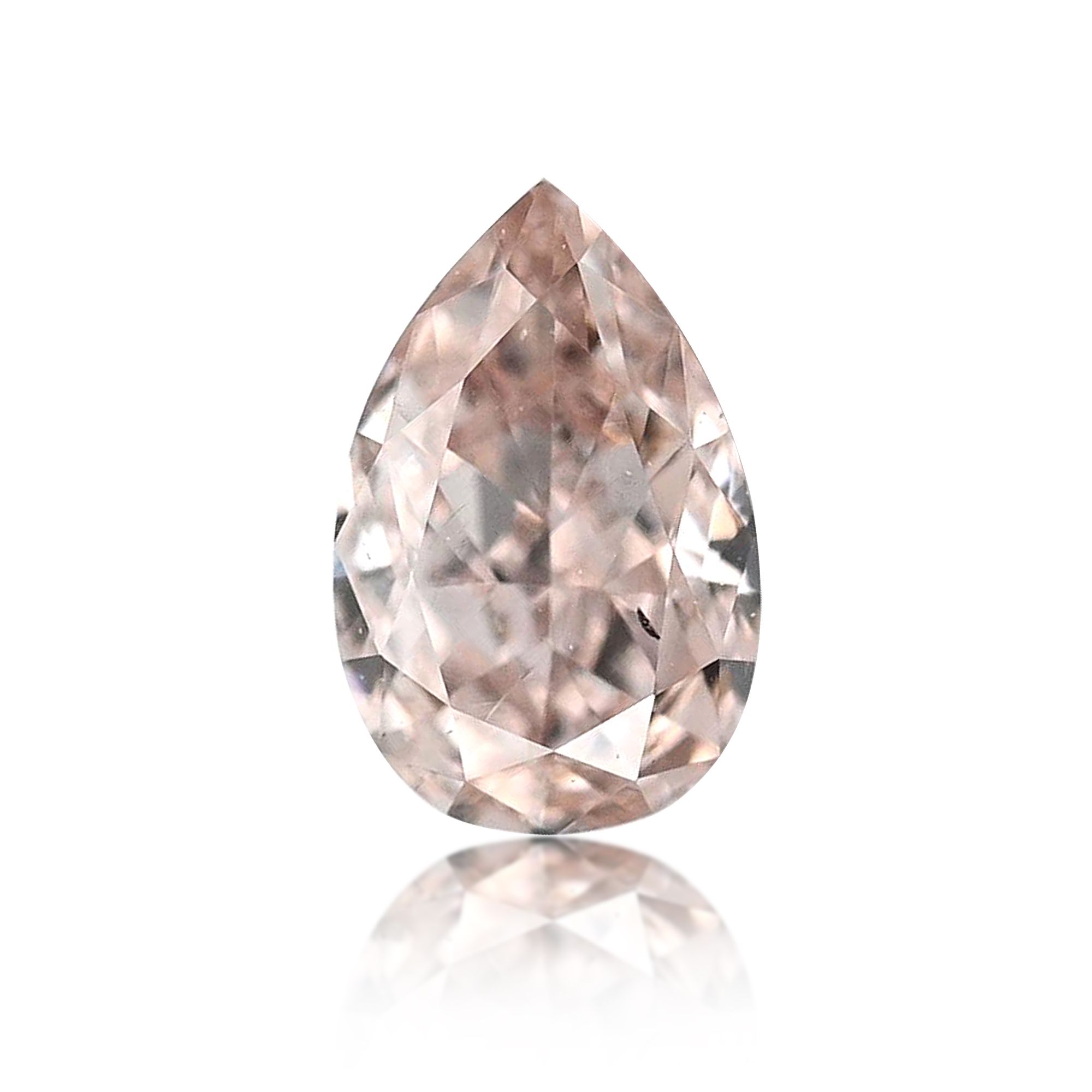 Diament 0.15 ct Fancy Light Brown Pink/VS2