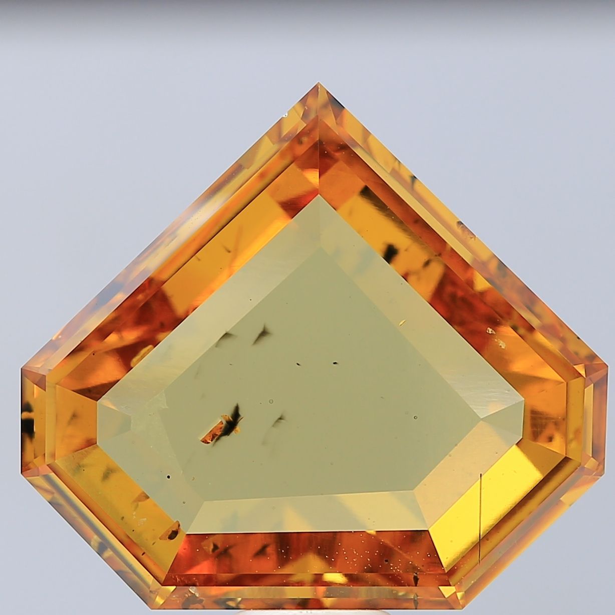 12.54 ct lab-grown Shield Diamond