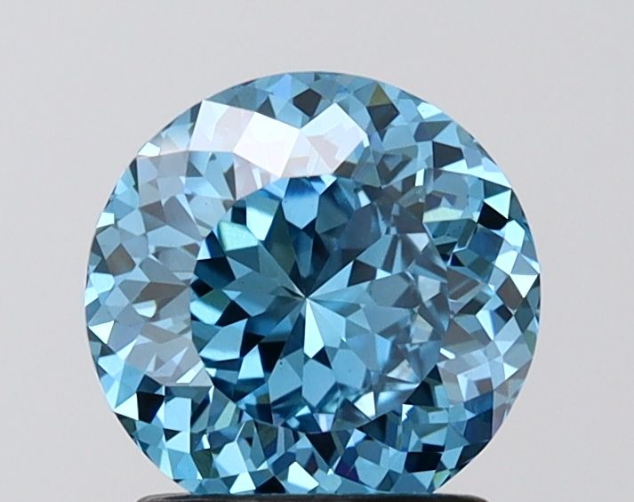 1.75 CT Fancy Vivid Blue ROUND