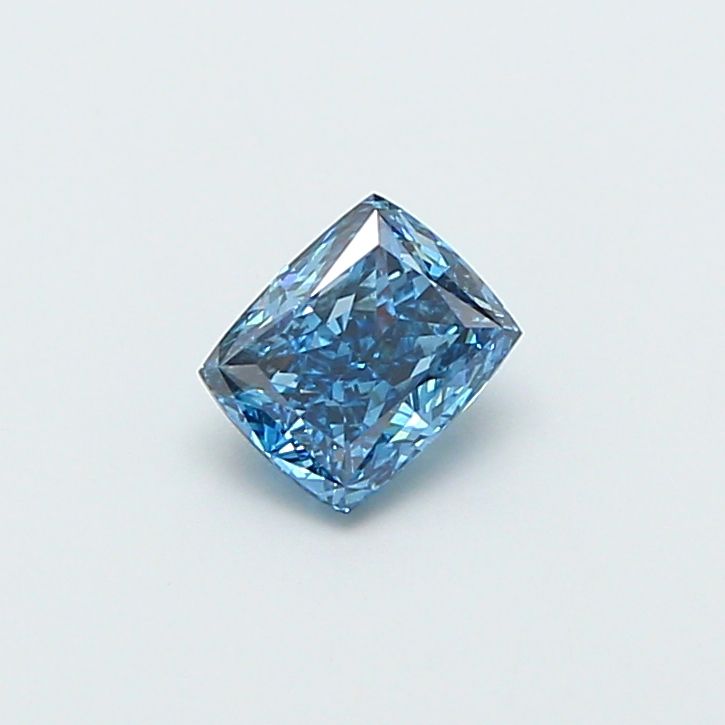 1.02 CT Fancy Vivid Blue CUSHION MODIFIED