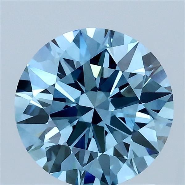 1.58 CT Fancy Vivid Blue ROUND