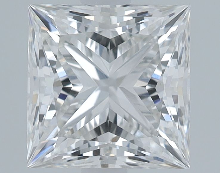 1.66 ct. princess Lab Grown Diamond front image
