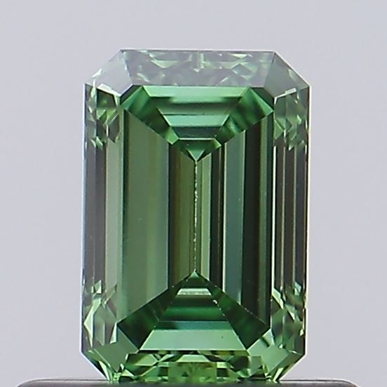 0.54 CT Fancy Vivid Green EMERALD