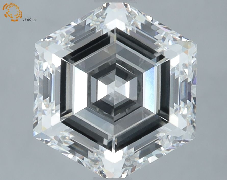 3.09 ct lab-grown Hexagonal Diamond