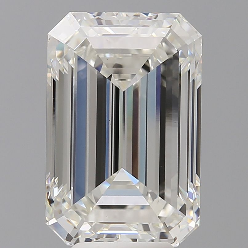7.10 ct. emerald Lab Grown Diamond front image