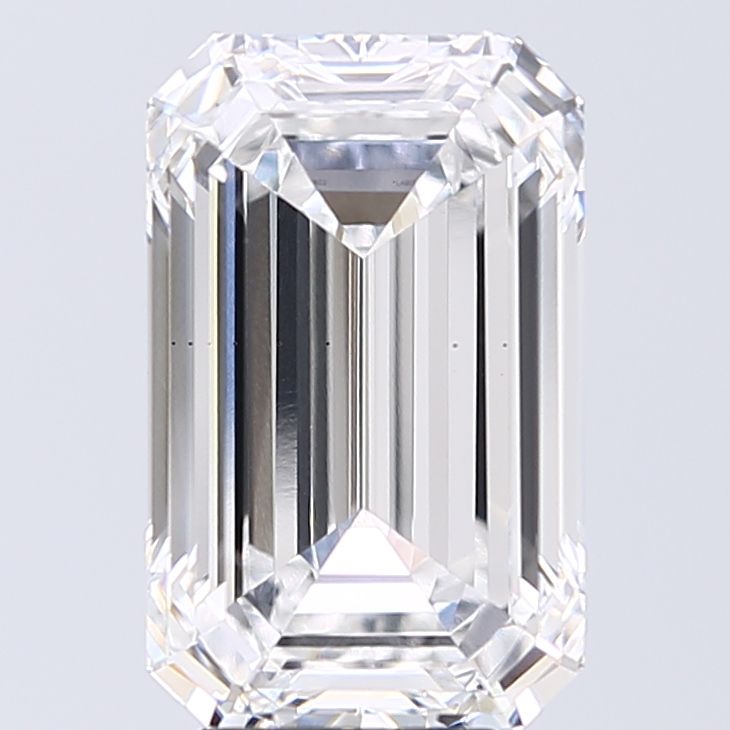 5.04 ct. emerald Lab Grown Diamond front image