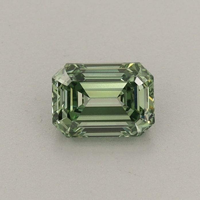 0.44 CT Fancy Vivid Green EMERALD