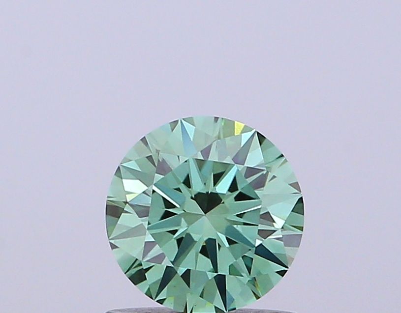 1.0 CT Fancy Vivid Green ROUND